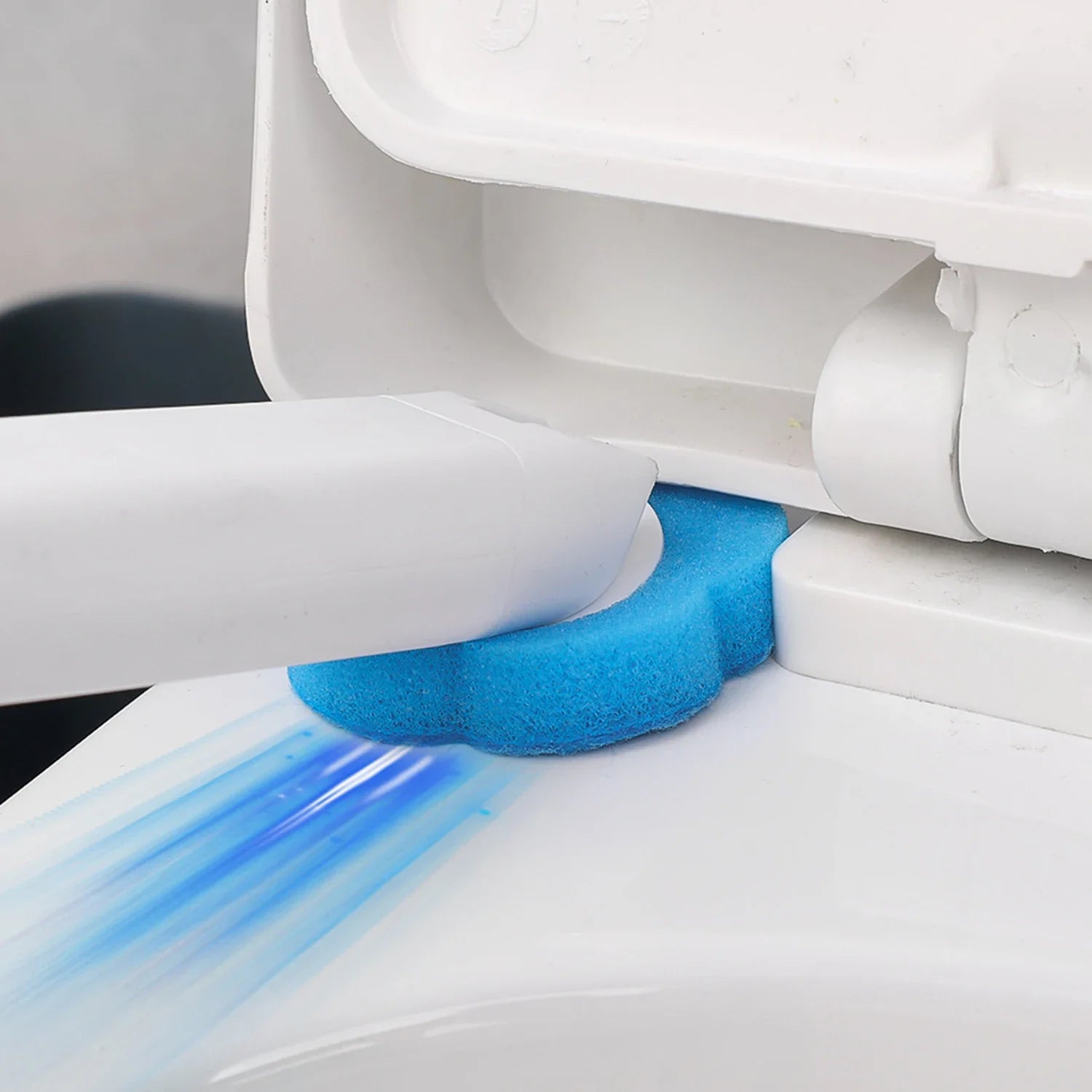 6/60Pcs Disposable Toilet Brush Replacement Toilet Brush Head Dissolving Bathroom Brush Cleaning Pad Kit for Household Cleaning